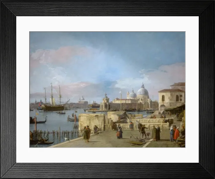 Framed Print : Entrance to the Grand Canal from the Molo, Venice, 1742 / 1744. Creator: Canaletto Framed Print : Entrance to the Grand Canal from the Molo, Venice, 1742 / 1744. Creator: Canaletto