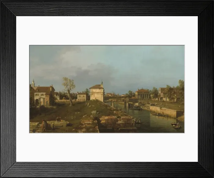 Framed Print : The Porta Portello, Padua, c. 1741 / 1742. Creator: Canaletto Framed Print : The Porta Portello, Padua, c. 1741 / 1742. Creator: Canaletto