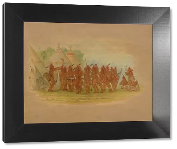 Slaves Dance - Saukie, 1861. Creator: George Catlin