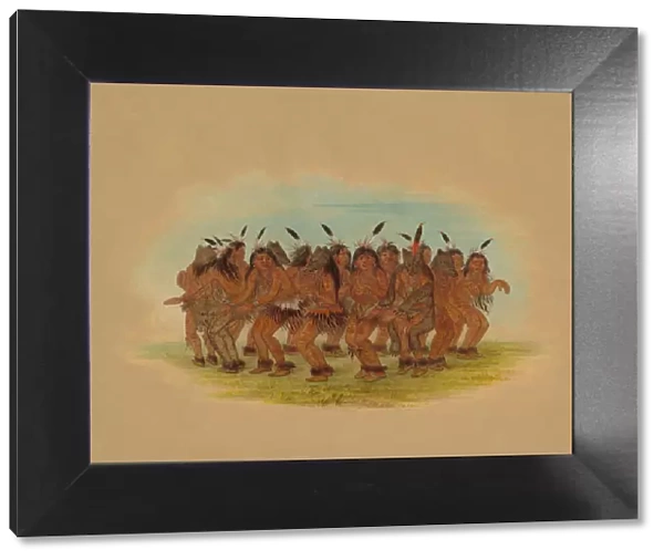 Bear Dance - K nisteneux, 1861. Creator: George Catlin