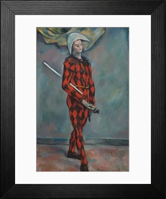 Framed Print : Harlequin, 1888-1890. Creator: Paul Cezanne Framed Print : Harlequin, 1888-1890. Creator: Paul Cezanne