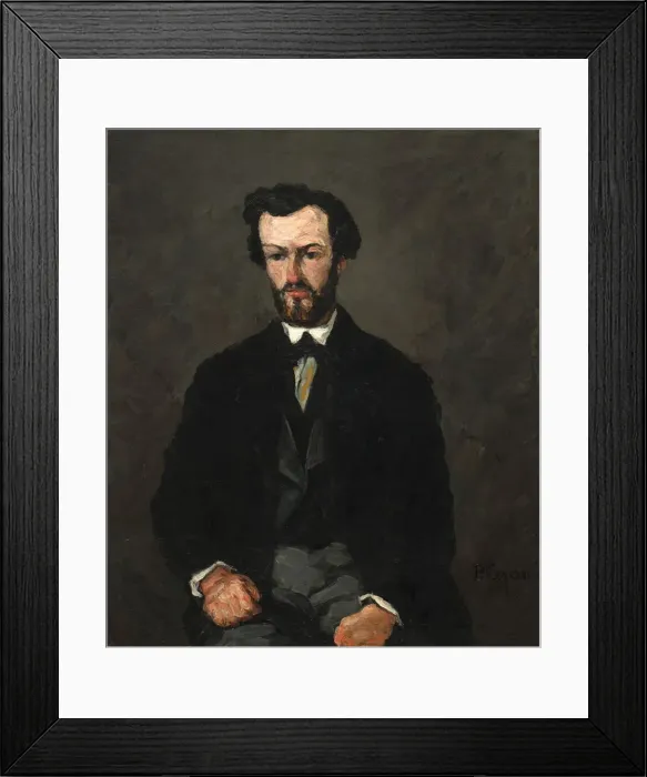 Framed Print : Antony Valabregue, 1866. Creator: Paul Cezanne Framed Print : Antony Valabregue, 1866. Creator: Paul Cezanne