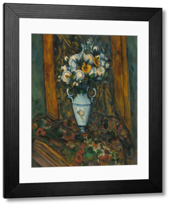 Framed Print : Vase of Flowers, 1900 / 1903. Creator: Paul Cezanne Framed Print : Vase of Flowers, 1900 / 1903. Creator: Paul Cezanne