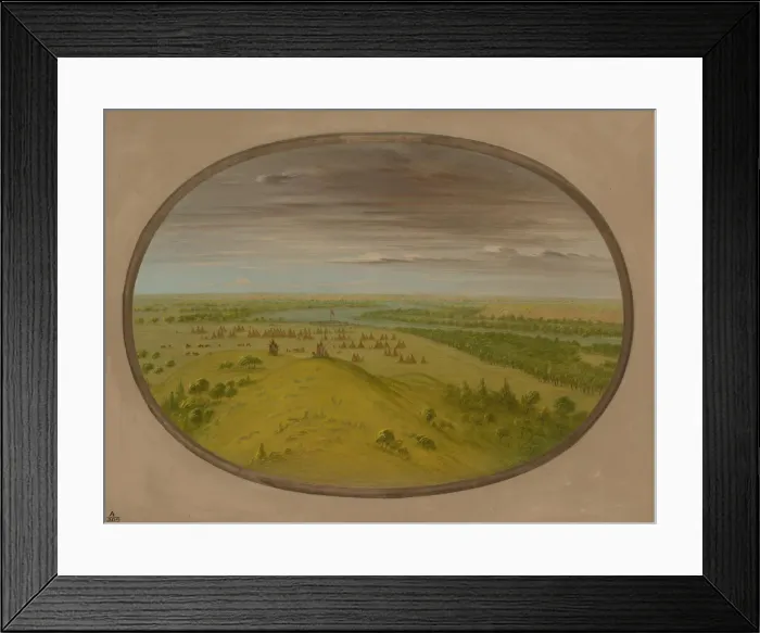 Framed Print : Fort Union, 1861 / 1869. Creator: George Catlin Framed Print : Fort Union, 1861 / 1869. Creator: George Catlin