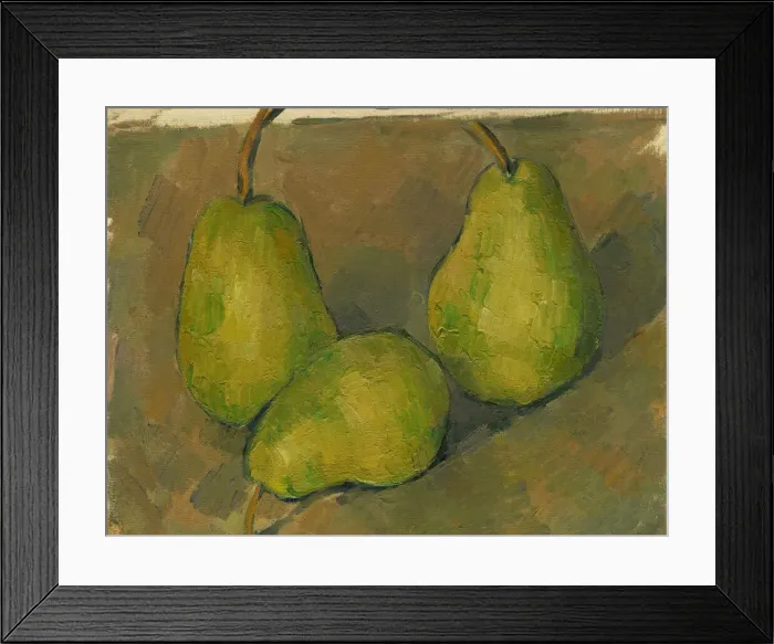 Framed Print : Three Pears, 1878 / 1879. Creator: Paul Cezanne Framed Print : Three Pears, 1878 / 1879. Creator: Paul Cezanne