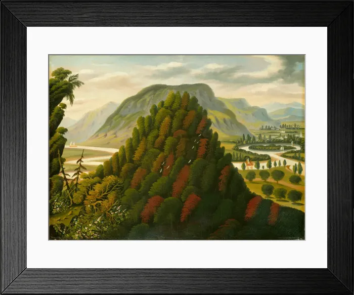 Framed Print : The Connecticut Valley, mid 19th century. Creator: Thomas Chambers Framed Print : The Connecticut Valley, mid 19th century. Creator: Thomas Chambers