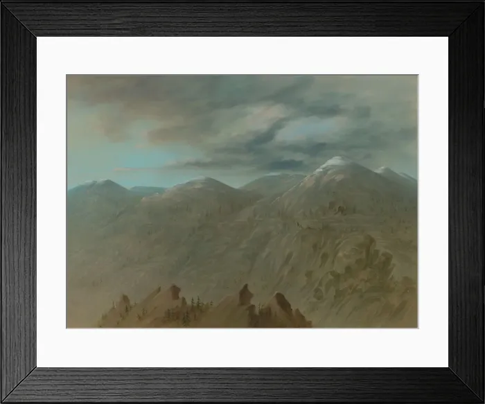 Framed Print : Salmon River Mountains, 1855  /  1869. Creator: George Catlin
