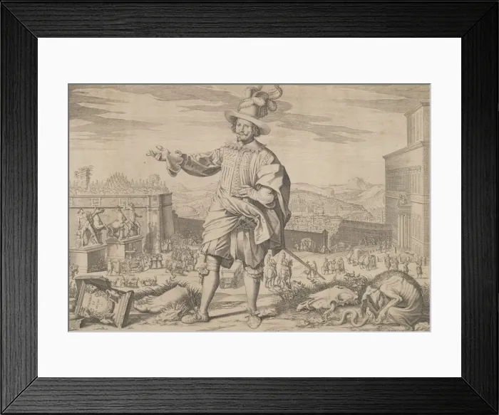 Framed Print : Portrait of Ioannes Altus (Johann Alten), of the Swiss Guard Framed Print : Portrait of Ioannes Altus (Johann Alten), of the Swiss Guard