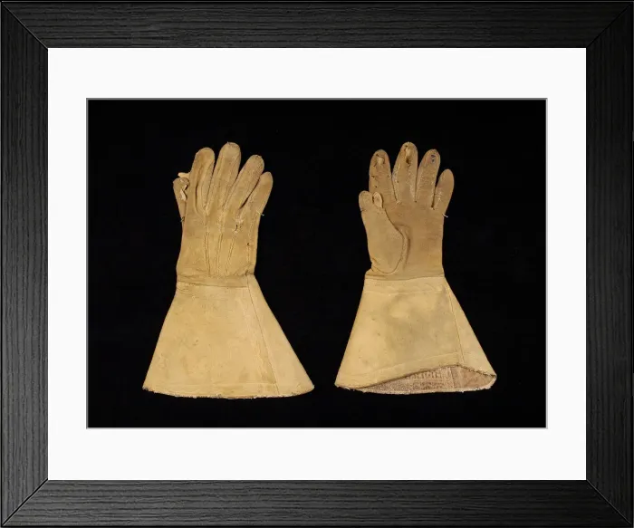 Framed Print : Gloves, American, 1862-64. Creator: Unknown Framed Print : Gloves, American, 1862-64. Creator: Unknown