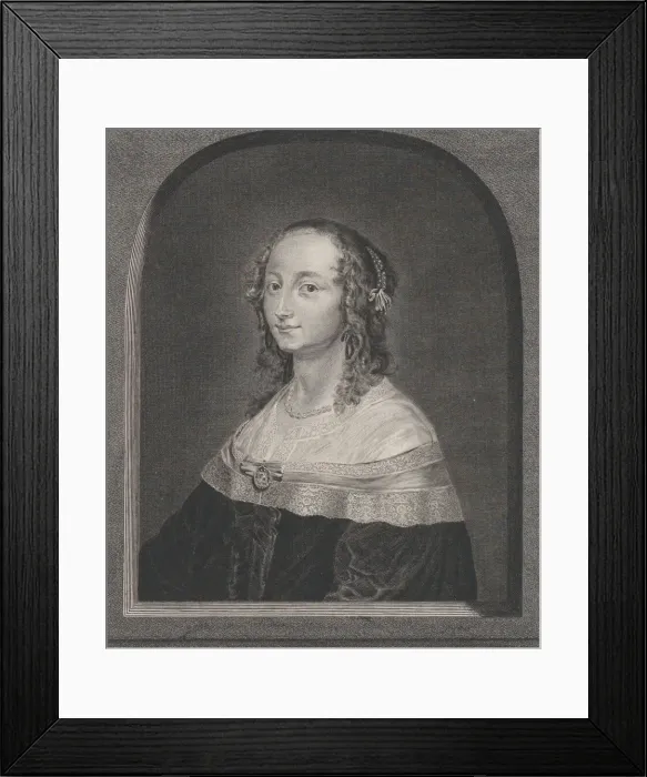 Framed Print : Portrait of a woman with a lace collar and a necklace, possibly Rubens wife, ca. 1 Framed Print : Portrait of a woman with a lace collar and a necklace, possibly Rubens wife, ca. 1