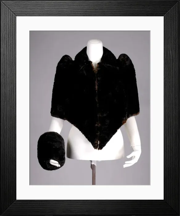 Framed Print : Ensemble, American, ca. 1890. Creator: Unknown Framed Print : Ensemble, American, ca. 1890. Creator: Unknown