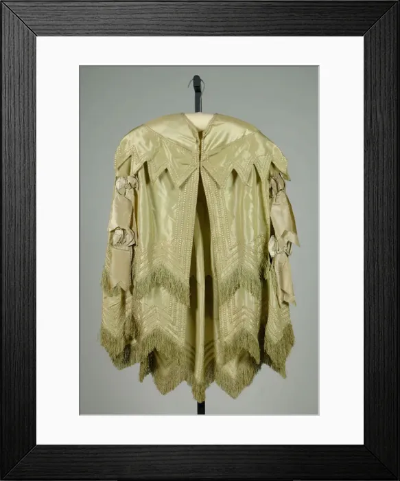 Framed Print : Evening cape, American, 1850-59. Creator: Unknown Framed Print : Evening cape, American, 1850-59. Creator: Unknown