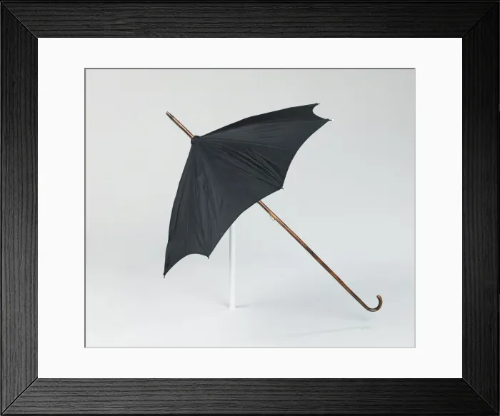 Framed Print : Parasol, American, 1850-59. Creator: Unknown Framed Print : Parasol, American, 1850-59. Creator: Unknown