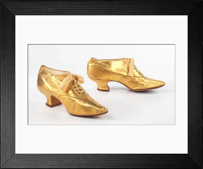 Framed Print : Evening oxfords, American, ca. 1891. Creator: Alfred J. Cammeyer Framed Print : Evening oxfords, American, ca. 1891. Creator: Alfred J. Cammeyer