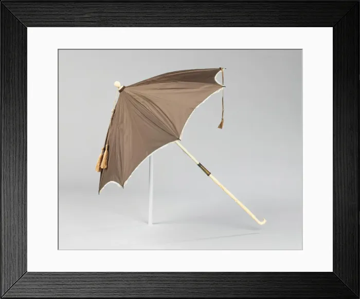 Framed Print : Parasol, American, 1850-69. Creator: Unknown Framed Print : Parasol, American, 1850-69. Creator: Unknown