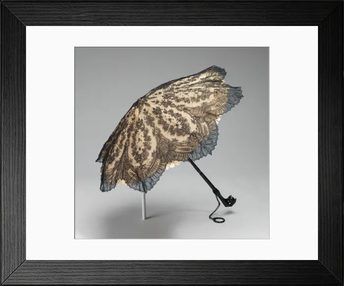 Framed Print : Parasol, American, 1860-65. Creator: Fortis Framed Print : Parasol, American, 1860-65. Creator: Fortis