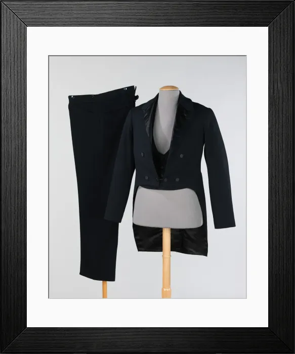 Framed Print : Evening suit, American, ca. 1888. Creator: Unknown Framed Print : Evening suit, American, ca. 1888. Creator: Unknown
