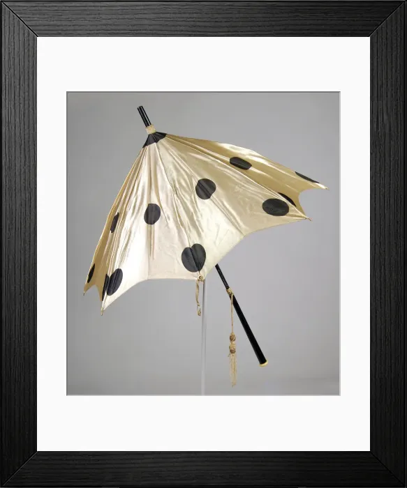 Framed Print : Parasol, American, 1880-89. Creator: Unknown Framed Print : Parasol, American, 1880-89. Creator: Unknown
