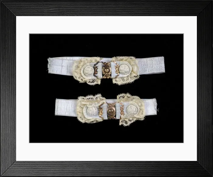 Framed Print : Garters, American, ca. 1890. Creator: Unknown Framed Print : Garters, American, ca. 1890. Creator: Unknown