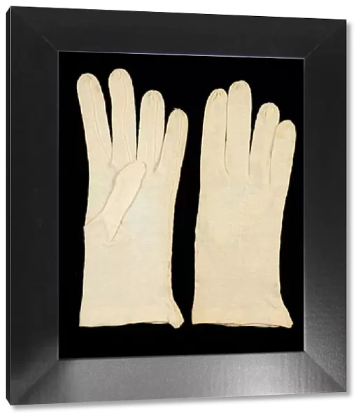 Gloves, American, ca. 1860. Creator: Unknown