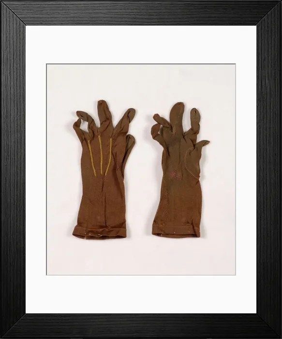 Framed Print : Gloves, American, ca. 1888. Creator: Unknown Framed Print : Gloves, American, ca. 1888. Creator: Unknown