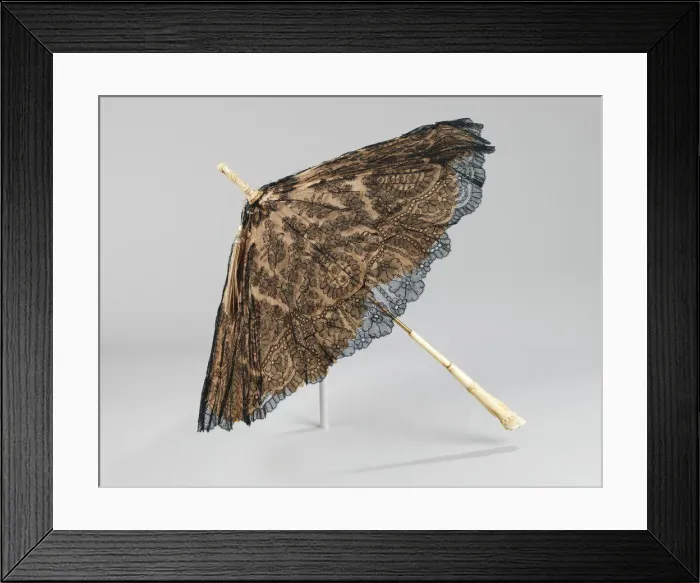 Framed Print : Parasol, American, ca. 1880. Creator: Unknown Framed Print : Parasol, American, ca. 1880. Creator: Unknown