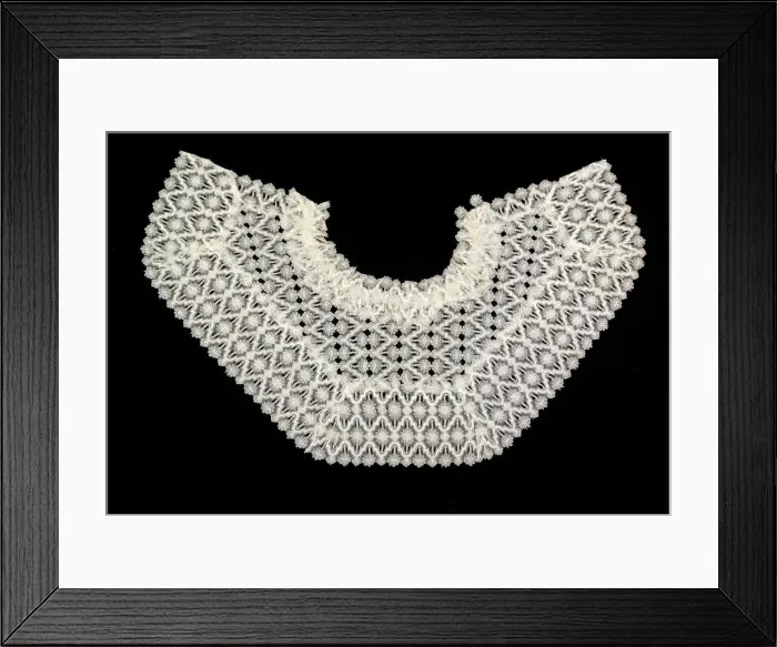 Framed Print : Pelerine, American, 1835-40. Creator: Unknown Framed Print : Pelerine, American, 1835-40. Creator: Unknown