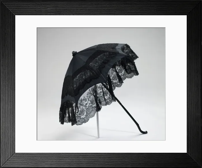 Framed Print : Parasol, American, 1845-55. Creator: Unknown Framed Print : Parasol, American, 1845-55. Creator: Unknown