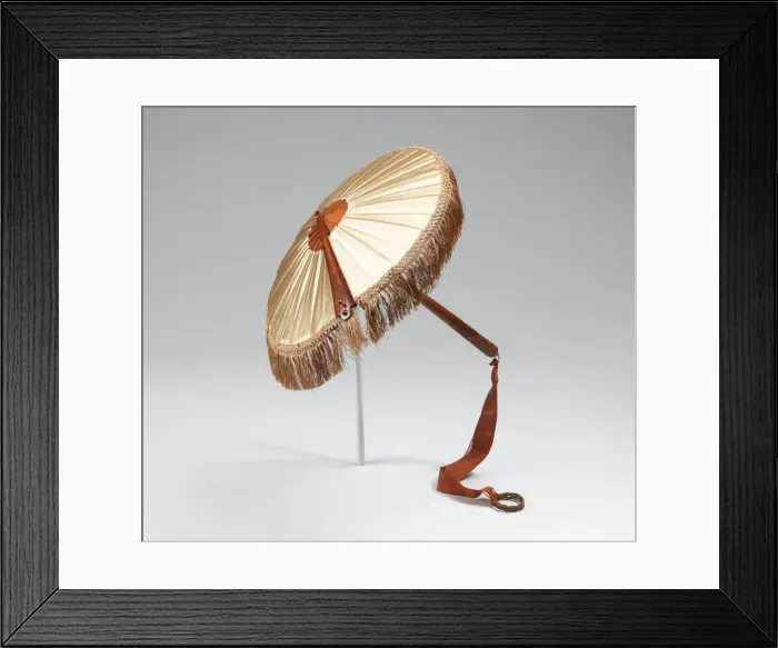 Framed Print : Parasol, American, third quarter 19th century. Creator: Unknown Framed Print : Parasol, American, third quarter 19th century. Creator: Unknown