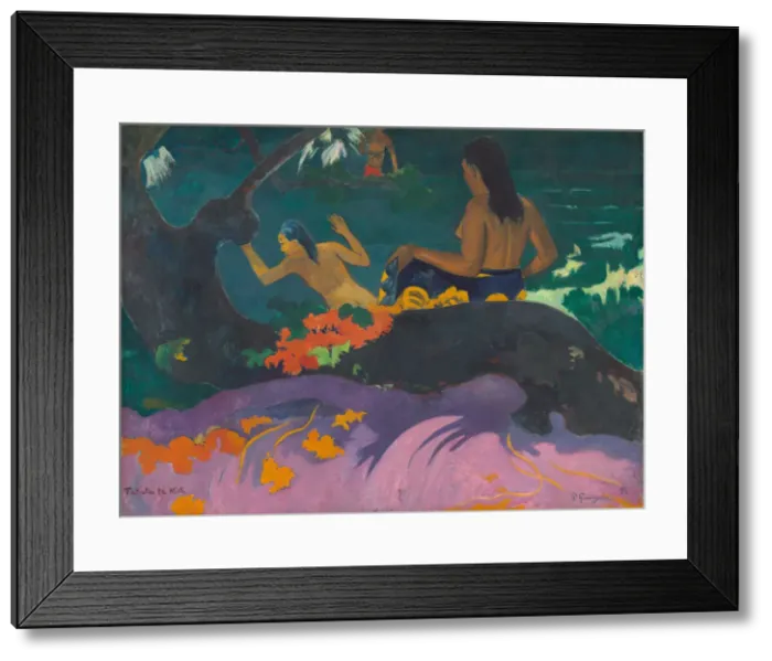 Framed Print : Fatata te Miti (By the Sea), 1892. Creator: Paul Gauguin Framed Print : Fatata te Miti (By the Sea), 1892. Creator: Paul Gauguin