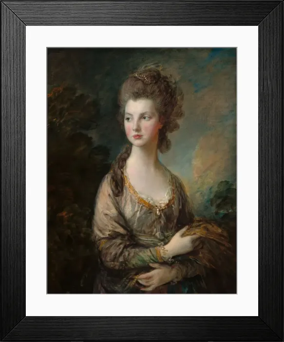 Framed Print : The Hon. Mrs. Thomas Graham, c. 1775 / 1777. Creator: Thomas Gainsborough Framed Print : The Hon. Mrs. Thomas Graham, c. 1775 / 1777. Creator: Thomas Gainsborough