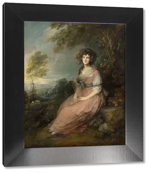 Mrs. Richard Brinsley Sheridan, 1785-1787. Creator: Thomas Gainsborough
