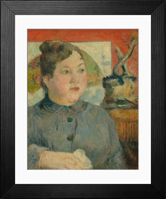 Framed Print : Madame Alexandre Kohler, 1887  /  1888. Creator: Paul Gauguin