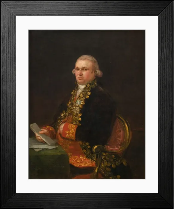 Framed Print : Don Antonio Noriega, 1801. Creator: Francisco Goya Framed Print : Don Antonio Noriega, 1801. Creator: Francisco Goya