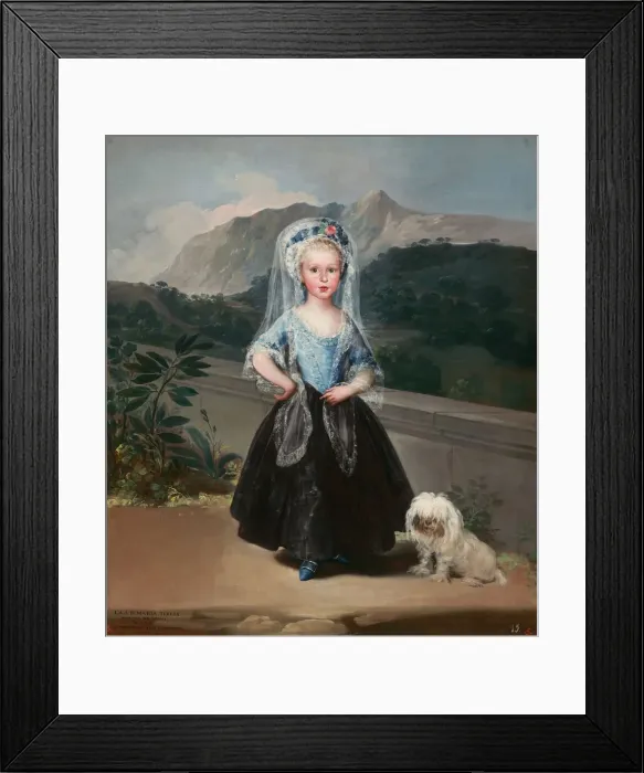 Framed Print : Maria Teresa de Borbon y Vallabriga, later Condesa de Chinchon, 1783 Framed Print : Maria Teresa de Borbon y Vallabriga, later Condesa de Chinchon, 1783