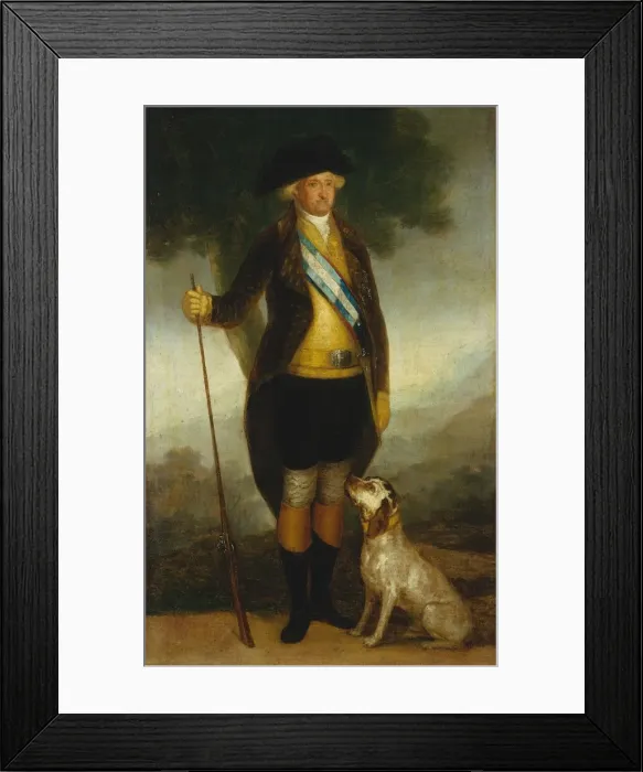 Framed Print : Charles IV of Spain as Huntsman, c. 1799 / 1800. Creator: Workshop of Francisco de Goya Framed Print : Charles IV of Spain as Huntsman, c. 1799 / 1800. Creator: Workshop of Francisco de Goya