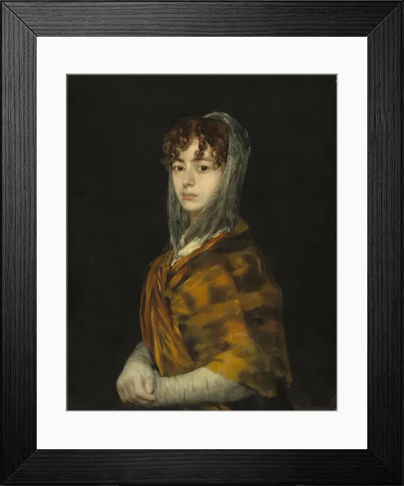 Framed Print : Senora Sabasa Garcia, c. 1806 / 1811. Creator: Francisco Goya Framed Print : Senora Sabasa Garcia, c. 1806 / 1811. Creator: Francisco Goya