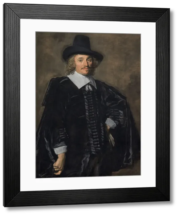 Framed Print : Portrait of a Gentleman, 1650 / 1652. Creator: Frans Hals Framed Print : Portrait of a Gentleman, 1650 / 1652. Creator: Frans Hals