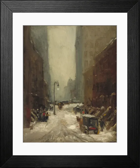 Framed Print : Snow in New York, 1902. Creator: Robert Henri Framed Print : Snow in New York, 1902. Creator: Robert Henri