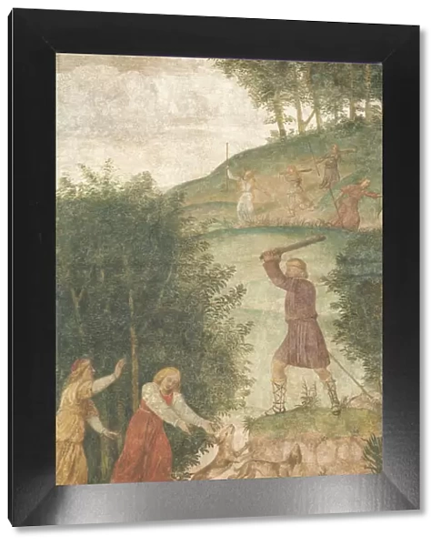Cephalus Punished at the Hunt, c. 1520  /  1522. Creator: Bernardino Luini