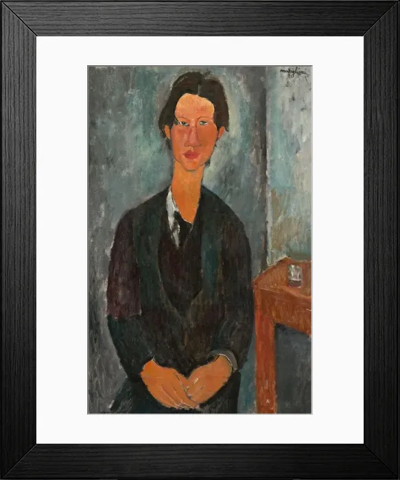 Framed Print : Chaim Soutine, 1917. Creator: Amadeo Modigliani Framed Print : Chaim Soutine, 1917. Creator: Amadeo Modigliani