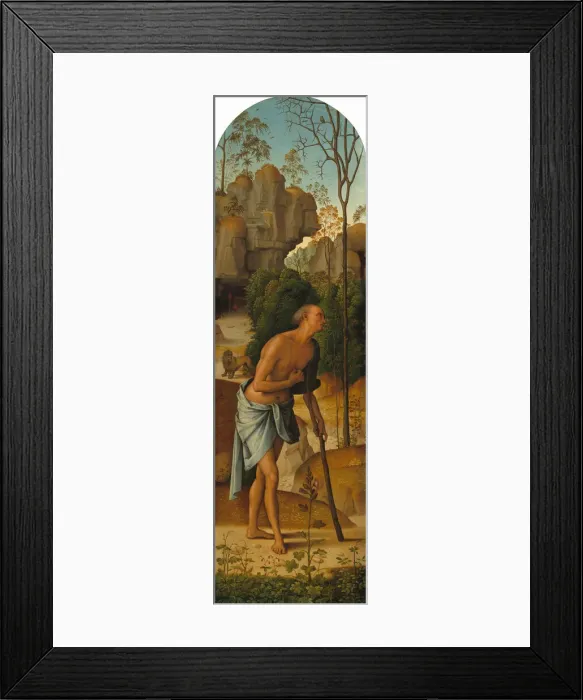 Framed Print : The Crucifixion with the Virgin, Saint John, Saint Jerome, and Saint Mary Magdalene... c Framed Print : The Crucifixion with the Virgin, Saint John, Saint Jerome, and Saint Mary Magdalene... c