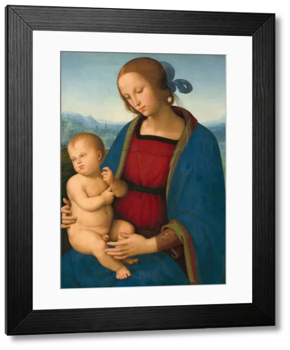 Framed Print : Madonna and Child, c. 1500. Creator: Perugino Framed Print : Madonna and Child, c. 1500. Creator: Perugino