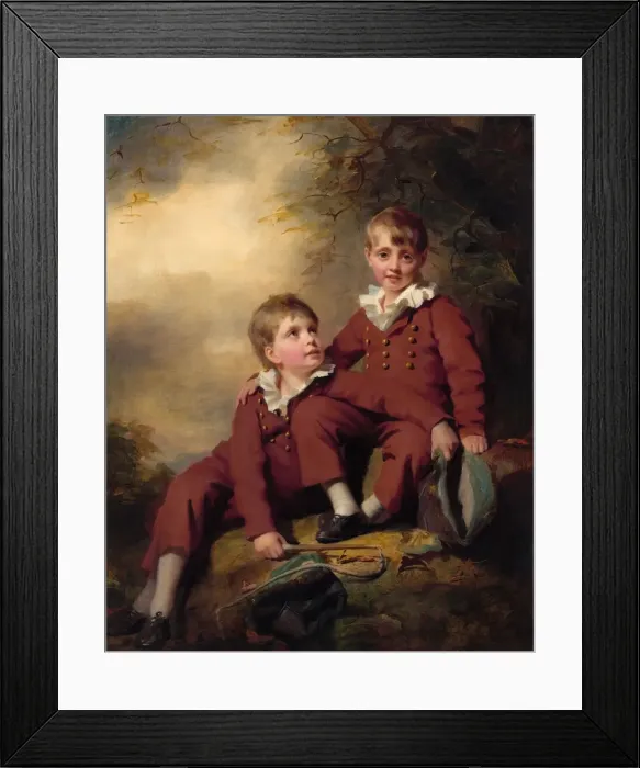 Framed Print : The Binning Children, probably c. 1811. Creator: Henry Raeburn Framed Print : The Binning Children, probably c. 1811. Creator: Henry Raeburn