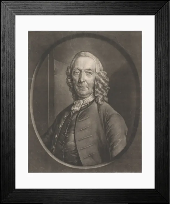 Framed Print : Mr. Richard Leveridge, ca. 1753. Creator: Andreas van der Mijn Framed Print : Mr. Richard Leveridge, ca. 1753. Creator: Andreas van der Mijn