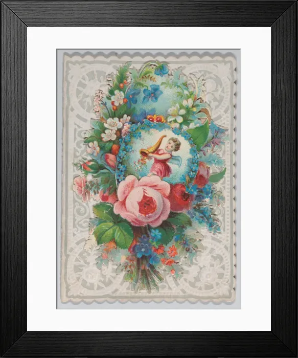 Framed Print : Valentine, 1879. Creator: Anon Framed Print : Valentine, 1879. Creator: Anon