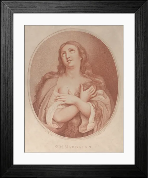 Framed Print : Saint Mary Magdalen, January 15, 1779. Creator: Angelo Albanesi Framed Print : Saint Mary Magdalen, January 15, 1779. Creator: Angelo Albanesi