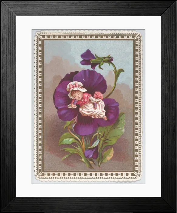 Framed Print : Valentine, 1875-80. Creator: Anon Framed Print : Valentine, 1875-80. Creator: Anon