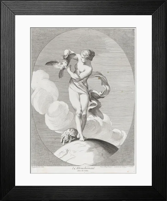 Framed Print : Touch, 1730-65. Creators: Caylus, Anne-Claude-Philippe de, Etienne Fessard Framed Print : Touch, 1730-65. Creators: Caylus, Anne-Claude-Philippe de, Etienne Fessard