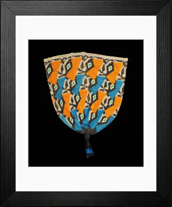 Framed Print : Pouch, Austrian, 1830-60. Creator: Unknown Framed Print : Pouch, Austrian, 1830-60. Creator: Unknown